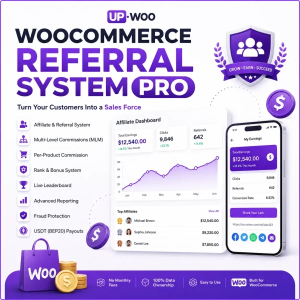 WooCommerce Affiliate & Referral Engine